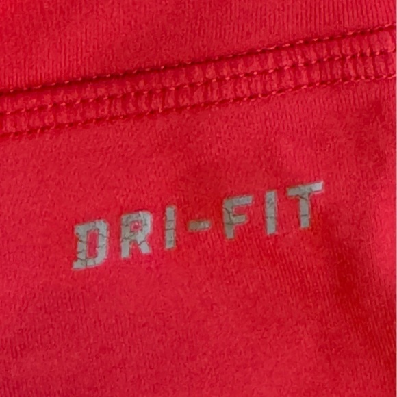 Nike Dri-FIT Pink Cropped 16" Leggings with Rear Pocket - Size XS - Picture 6 of 8